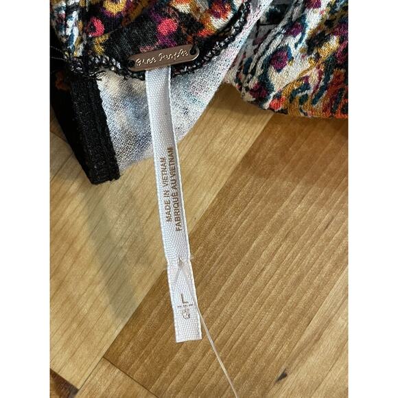 Free People Dress Womens All Dolled Up Floral Mock Neck Sz L New Cutout Sexy - Picture 8 of 12